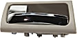 2003-2011 Mercury Grand Marquis - Front or Rear, Driver Side Interior Door Handle, Gray Bezel with Chrome Lever, Without Door Lock Hole, 8 Cyl., 4.6L Engine