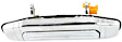 Front, Driver Side Chrome Exterior Door Handle, Without Key Hole, Sport Utility