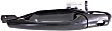 2007 Mitsubishi Lancer - Front, Driver Side Smooth Black Exterior Door Handle, With Key Hole, Sedan