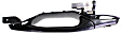 2007 Mitsubishi Lancer - Front, Driver Side Smooth Black Exterior Door Handle, With Key Hole, Sedan