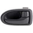 Front Or Rear, Passenger Side Gray Interior Door Handle