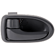 Front, Driver Side Gray Interior Door Handle