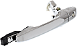 2007-2012 Mazda CX-7 - Front, Driver Side Chrome Exterior Door Handle, With Key Hole
