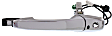 2007-2012 Mazda CX-7 - Front, Driver Side Exterior Door Handle, Chrome, With Key Hole, With Keyless System
