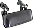 2008 Ford Ranger - Front, Driver or Passenger Side Smooth Black Exterior Door Handle, Without Key Hole, USA Type
