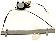 Front, Driver Side Power Window Regulator, With Motor