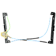 2002 Mini Cooper - Front, Driver Side Power Window Regulator, Without Motor