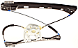 Front, Driver Side Power Window Regulator, Without Motor