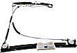 2002 Mini Cooper - Front, Passenger Side Power Window Regulator, With Motor
