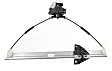Front, Passenger Side Window Regulator, Power, With 2-Prong Connector