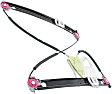 Front, Driver Side Power Window Regulator, Without Motor