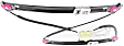 Front, Driver Side Power Window Regulator, Without Motor