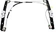 Front, Passenger Side Power Window Regulator, Without Motor