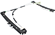 Front, Driver Side Power Window Regulator, Without Motor