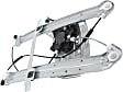 Front, Driver Side Window Regulator, Power, 6 Cyl., 3.8L Engine
