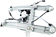 Front, Driver Side Power Window Regulator, With Motor