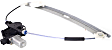 Front, Passenger Side Power Window Regulator, With Motor