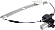 Front, Driver Side Window Regulator, Power, With 6-Prong Connector