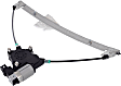 Front, Passenger Side Power Window Regulator, With Motor