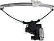 Front, Driver Side Power Window Regulator, With Motor