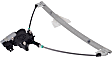 Front, Driver Side Power Window Regulator, With Motor