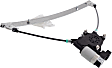 Front, Driver Side Power Window Regulator, With Motor