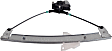 Front, Driver Side Power Window Regulator, With Motor
