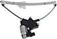 Front, Driver Side Power Window Regulator, With Motor