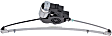 Front, Passenger Side Window Regulator, Power, With 2-Prong Connector