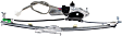 Front, Passenger Side Power Window Regulator, With Motor