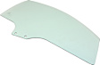 Front, Passenger Side Door Glass, Green Tint, Without Clips, Replaces NAGS No. FD24234 GTNN