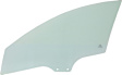 Front, Passenger Side Door Glass, Green Tint, Without Clips, Replaces NAGS No. FD24234 GTNN
