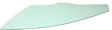 Front, Driver Side Door Glass, Green Tint, Without Clips, Replaces NAGS No. FD24235 GTNN