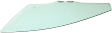 Front, Driver Side Door Glass, Green Tint, Replaces NAGS No. FD26063 GTYN