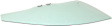 Front, Passenger Side Door Glass, Green Tint, Replaces NAGS No. FD25435 GTYN