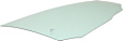 Front, Passenger Side Door Glass, Green Tint, Without Clips, 4-Door, Sedan, Replaces NAGS No. FD25427 GTNN