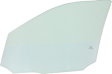 Front, Passenger Side Door Glass, Green Tint, Without Clips, 4-Door, Sedan, Replaces NAGS No. FD25427 GTNN