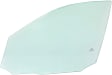 Front, Driver Side Door Glass, Green Tint, Without Clips, 4-Door, Sedan, Replaces NAGS No. FD25428 GTNN