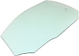 Front, Driver Side Door Glass, Green Tint, Without Clips, 4-Door, Sedan, Replaces NAGS No. FD25428 GTNN