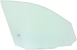 Front, Driver Side Door Glass, Green Tint, Without Clips, 4-Door, Sedan, Replaces NAGS No. FD25428 GTNN