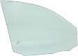 Front, Passenger Side Door Glass, Green Tint, Without Clips, 4-Door, Sedan, Replaces NAGS No. FD23569 GTNN