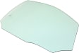 Front, Passenger Side Door Glass, Green Tint, Without Clips, 4-Door, Sedan, Replaces NAGS No. FD23569 GTNN
