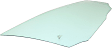 Front, Passenger Side Door Glass, Green Tint, Without Clips, 4-Door, Sedan, Replaces NAGS No. FD23569 GTNN