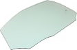 Front, Driver Side Door Glass, Green Tint, Without Clips, 4-Door, Sedan, Replaces NAGS No. FD23570 GTNN