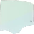Rear, Passenger Side Door Glass, Green Tint, Without Clips, 4-Door, Sedan, Replaces NAGS No. FD23571 GTNN