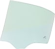 Rear, Driver Side Door Glass, Green Tint, Without Clips, 4-Door, Sedan, Replaces NAGS No. FD23572 GTNN