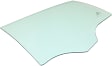 Rear, Driver Side Door Glass, Green Tint, Without Clips, 4-Door, Sedan, Replaces NAGS No. FD23572 GTNN