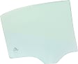 Rear, Driver Side Door Glass, Green Tint, Without Clips, 4-Door, Sedan, Replaces NAGS No. FD23572 GTNN
