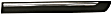 Rear, Driver Side Door Molding and Beltlines, Black, With Chrome Trim, 8 Cyl., 4.6L Engine