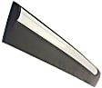 Rear, Driver Side Door Molding and Beltlines, Black, With Chrome Trim, 8 Cyl., 4.6L Engine